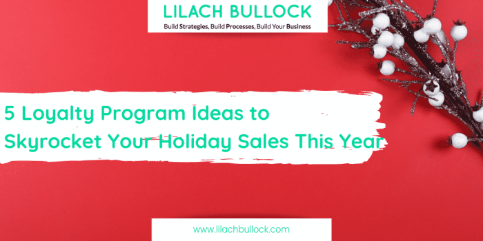 Online holiday loyalty programs