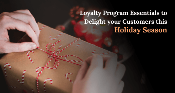 Online holiday loyalty programs