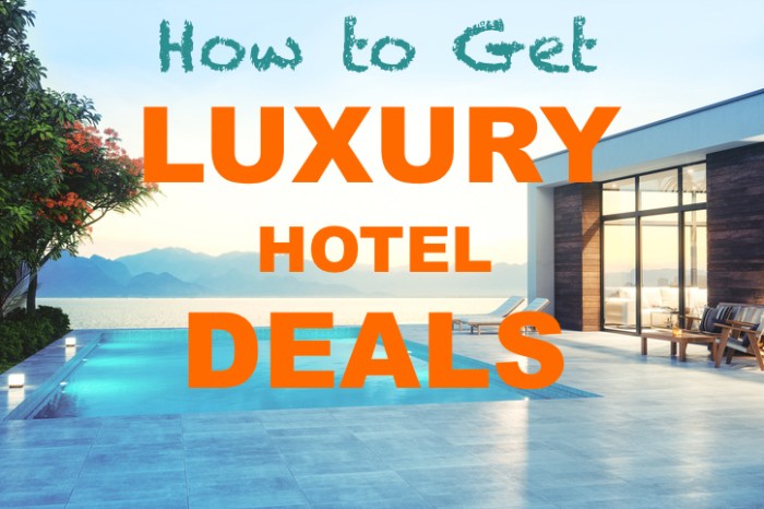 Luxury hotel deals online